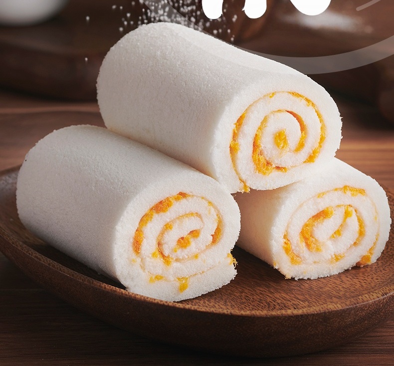 适用于各种不同的卷糕
咸蛋黄米糕卷软糯咸香恰到好处